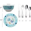 Ensemble De Coutellerie - EXZACT - 6 PCS - Acier Inoxydable - Pour Enfants - Compatible Lave-Vaisselle