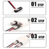 18~22AWG Wire Splitter Connector Pluggable LED Connectors New Crimp Terminals