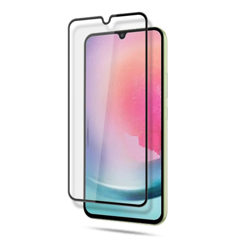 MOCOLO For Samsung Galaxy A24 4G (162.1 x 77.6 x 8.3mm) Tempered Glass Film Silk Printing Secondary Hardening Full Screen Protector