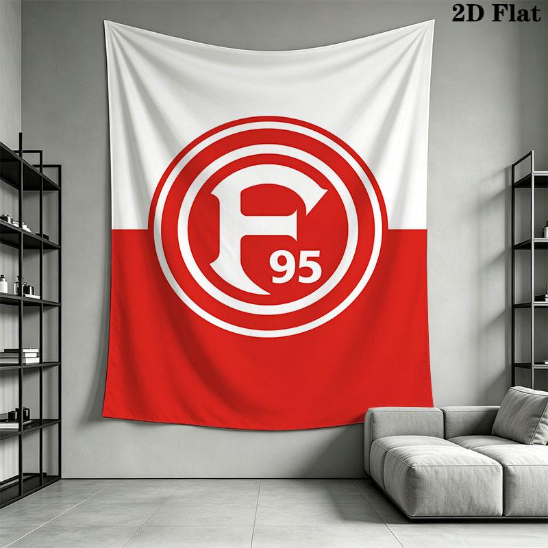 Fortuna Düsseldorf Wall Hanging Printed Fabric Blanket Decorative Tapestries for Bedroom Living Room Home Decor