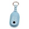 Kadeco Genuine Leather Key Case Cover for Compatible with New W206 and New W223 Mercedes-Benz, C-Class S-Class (Sky Blue)