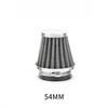 1PC Universal 35-60mm Motorcycle Tapered Air Filter Cleaner Dirt Pit High Air Flow Filter Moto Conical Air Filter Dirt Cleaner