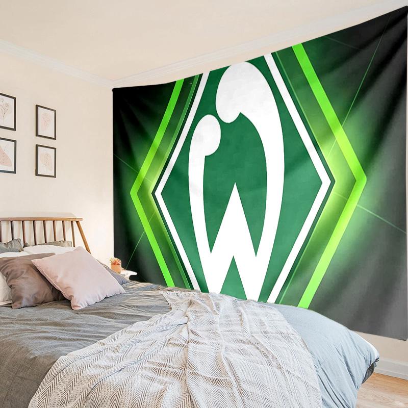 Green Bremen Pattern Tapestry, Unique Design Tapestry, Wall Decor for Bedroom,Livingroom, Playroom,Heartwarming Fan Holiday Gifts