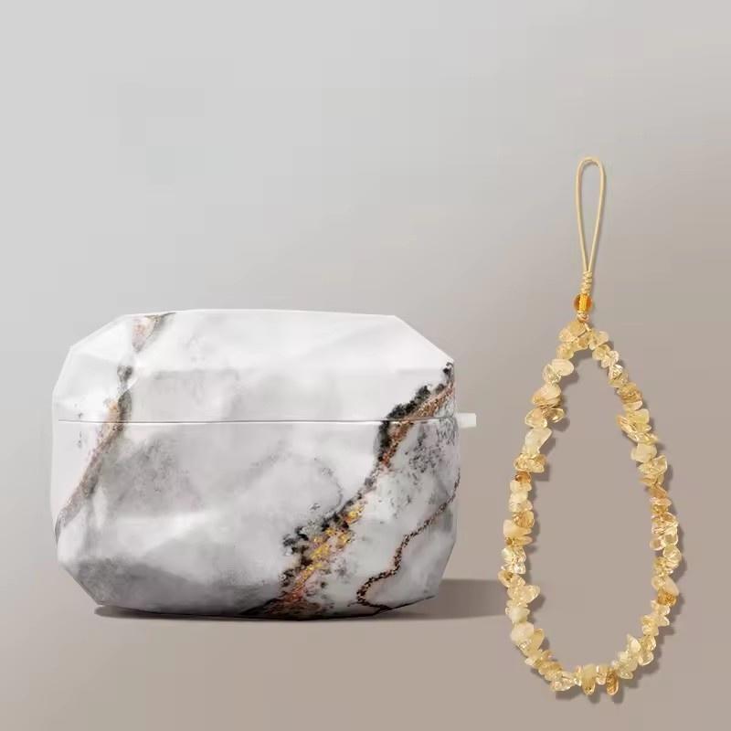 Fo Rmarble Design Pattern Case for AirPods Pro2 Pro 2 2nd USB C Cover for AirPods 3 3rd 2 1 Pro Generation Cases with Hook