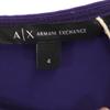 unused ARMANI EXCHANGE Long sleeve mini dress 4 purple Women Used