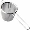 Nagao Tea Strainer, Deep Type, Double Mesh, Large, 18-8 Stainless Steel, Made In Japan, Silver