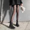 Sexy Black Spider Web Mesh Pantyhose Summer Women Hollow Out Fishnet Tights Gothic Lace Transparent Long Stocking Ladies