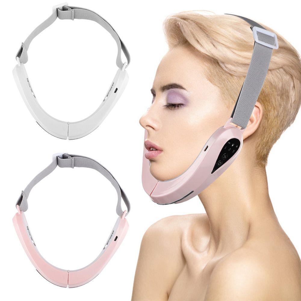 

Микротоковая вибрация V Лицо Двойной подбородок Лифтинг-массажер для лица Пояс для похудения