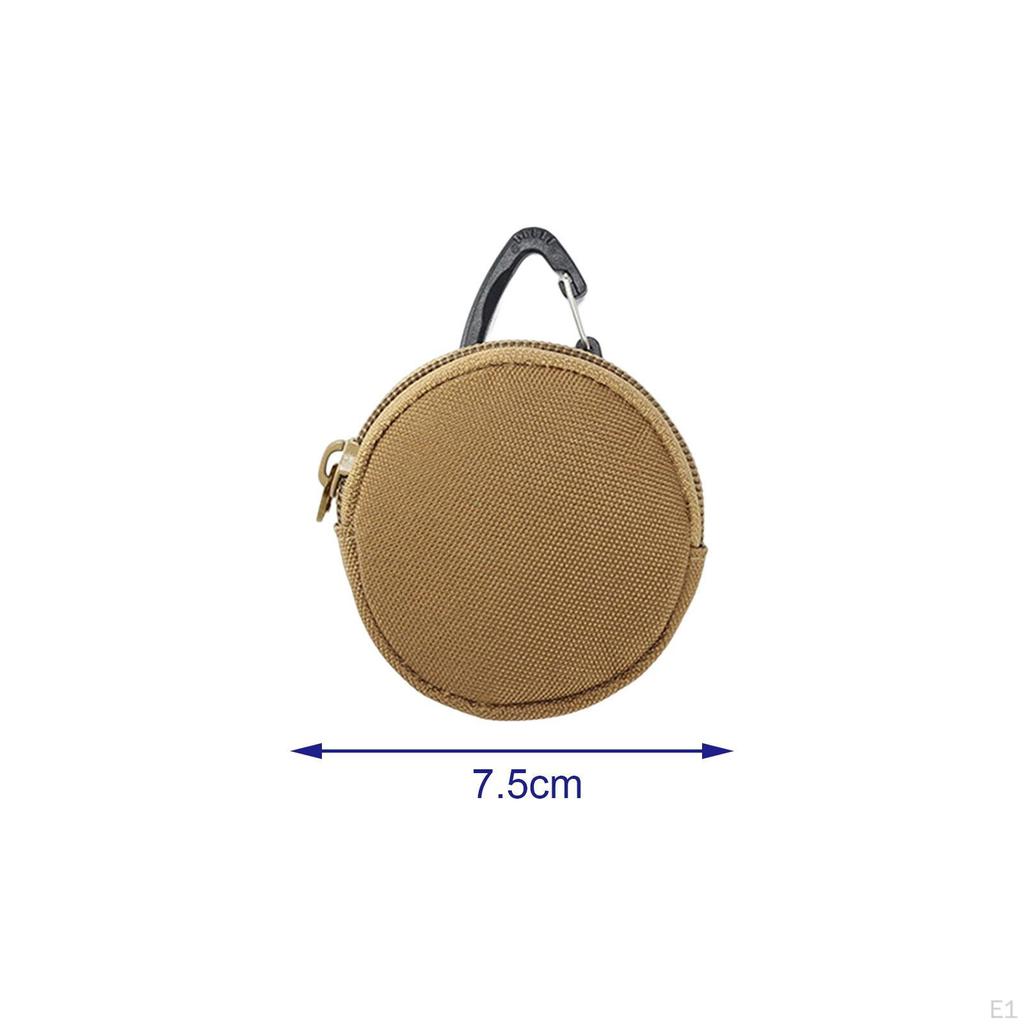 Earphone Case Bag, Small Pouch Portable Oxford Protective Cover with Triangle Buckle Storage Bag for