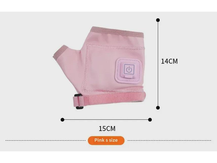 Smart Heated Half-Finger Gloves for Office, Gaming, Riding, and Motorcycling