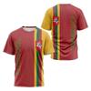 T-shirt bandiera Lituania Stampa 3D Traspirante Sportiva da Uomo Manica Corta Street Wear Uomo e Donna Casual Magliette Oversize