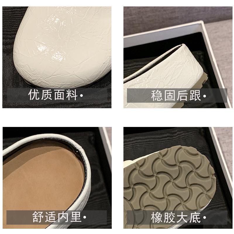 Internet celebrity super fire fairy wind square head baotou rhinestone versatile slippers women's shoes summer wear 2025 new flat sandals