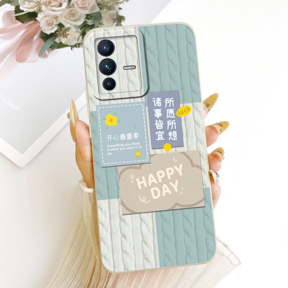 For Vivo V23 Pro Case V2132 Cute Rabbit Cartoon Cover Shockproof Soft TPU Phone Case For Vivo V23e V 23 VivoV23 Pro Fundas Coque