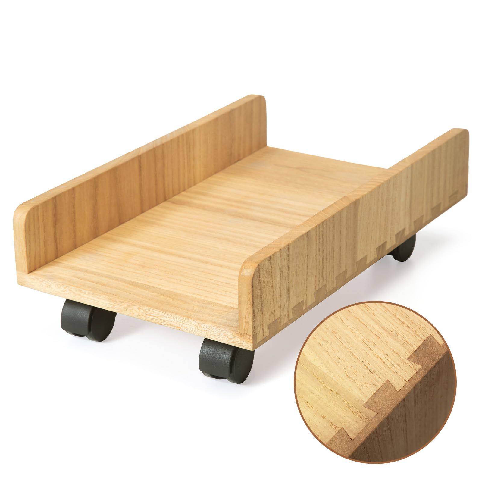 

KIRIGEN Візок для ПК з кріпленням типу ластівчин хвіст, Підставка, Коліщатка, Збірка, Натуральний, TQ-ZJJ-NA