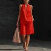 Women Spring Summer Casual Loose Two Piece Outfit Sleeveless Vest & Shorts Set