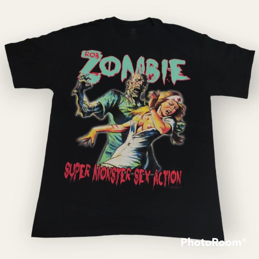 Rare! Rob Zombie Band  T-shirt Tee S to 5XL BL872 Unisex T-Shirt XL