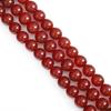 4-14mm/47-92Pcs Natural Red Agate Round Stone Beads For Jewelry Making DIY Bracelet Necklace
