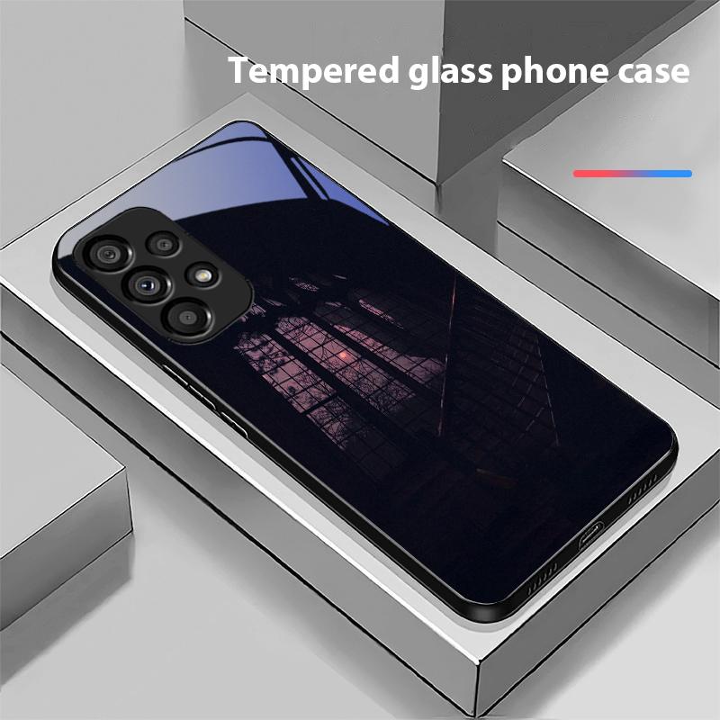 Das Dunkle Haus Für Samsung Galaxy S10 20 Plus 21 FE 22 23 24 FE 25 Ultra Schwarz Gehärtetes Glas Handyhülle Hartschale