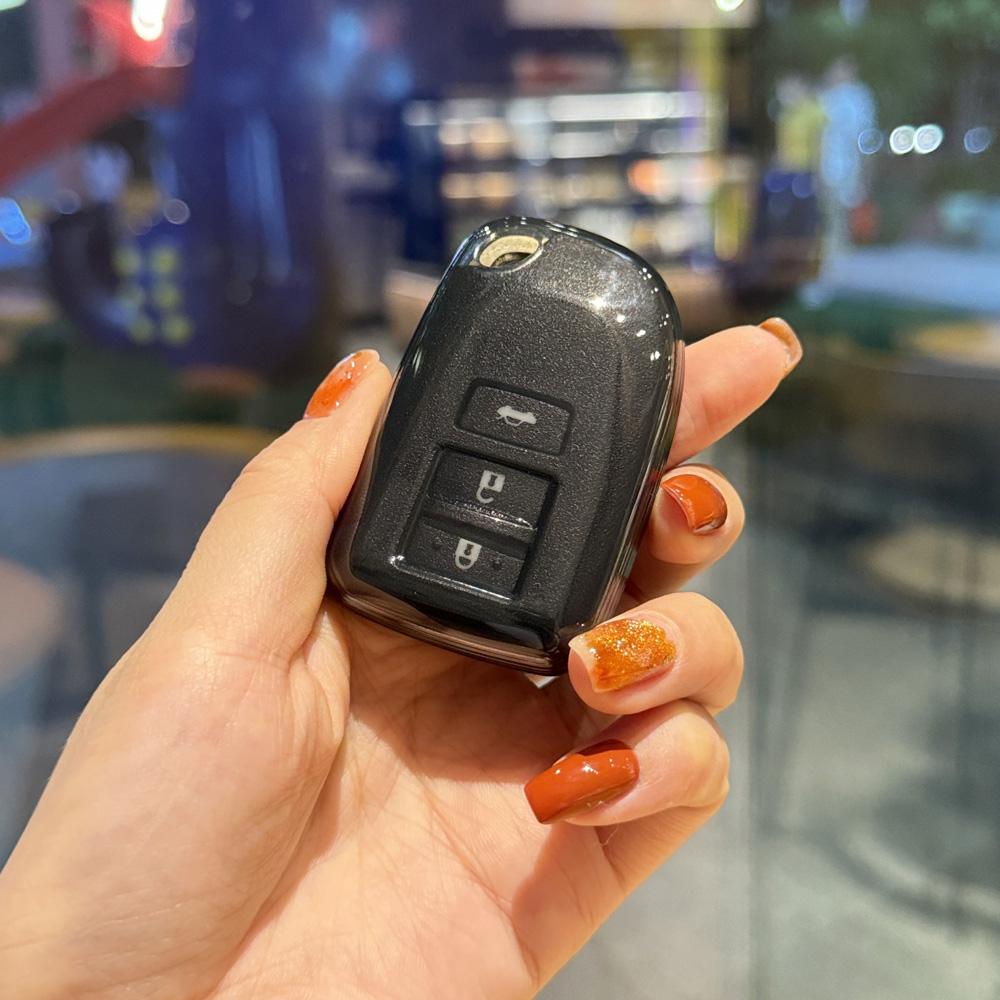 Für Toyota Prado Yaris Vios Previa Protector Shell Keyless Auto Zubehör 2 3 Tasten TPU Auto Schlüssel Fall Abdeckung