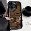 Cartoon Box Man Pattern Silicone Phone Case For iPhone 17 16 15 14 13 12 11 Pro Max 16 Plus 16E Shockproof Candy Soft TPU Cover