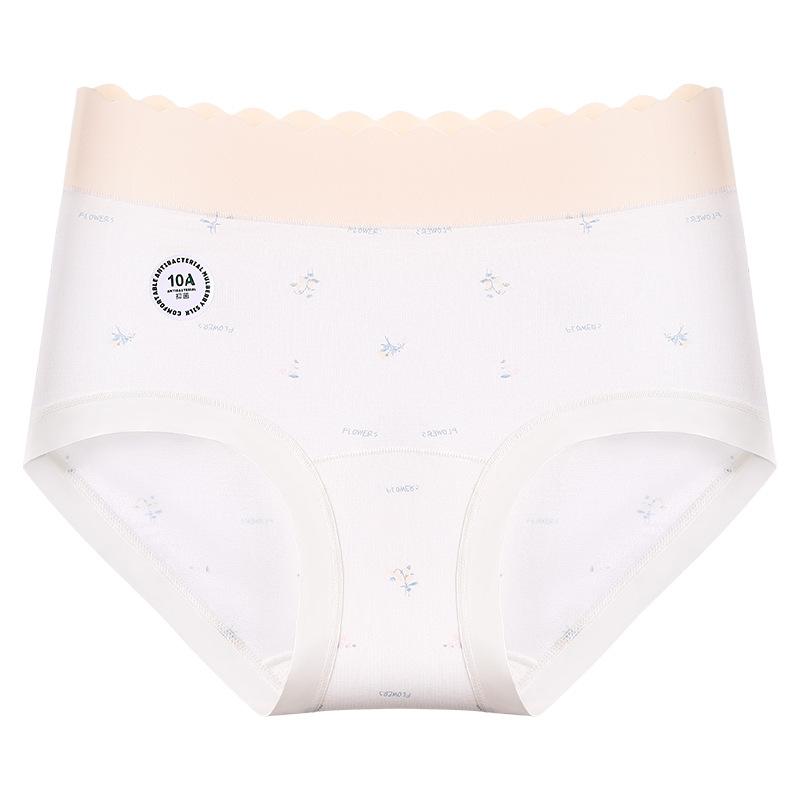 Ladies Spring and Summer New Style Gentle Breathable Comfortable Antibacterial Middle Waist Triangle Briefs