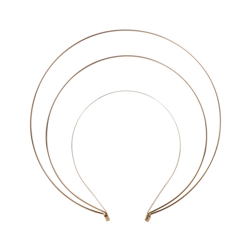 Hair Hoop Multi-layer Angel Gold Hairbands Bridal Wedding Headband Korean Hair Hoop Halo Hair Crown Women DIY Headband Thin