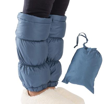Leg Warmers for Cold Can Also Be Used As Arm One Size Fits Blue [mianshe] Weather, Warmers, Most,