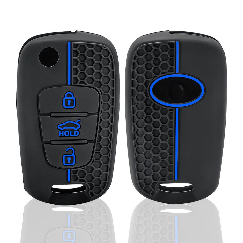 Silicone Key Case Cover For Kia Soul Venga Picanto Rio Sorento Ceed Sportage For Hyundai I20 I30 Veloster Ix20