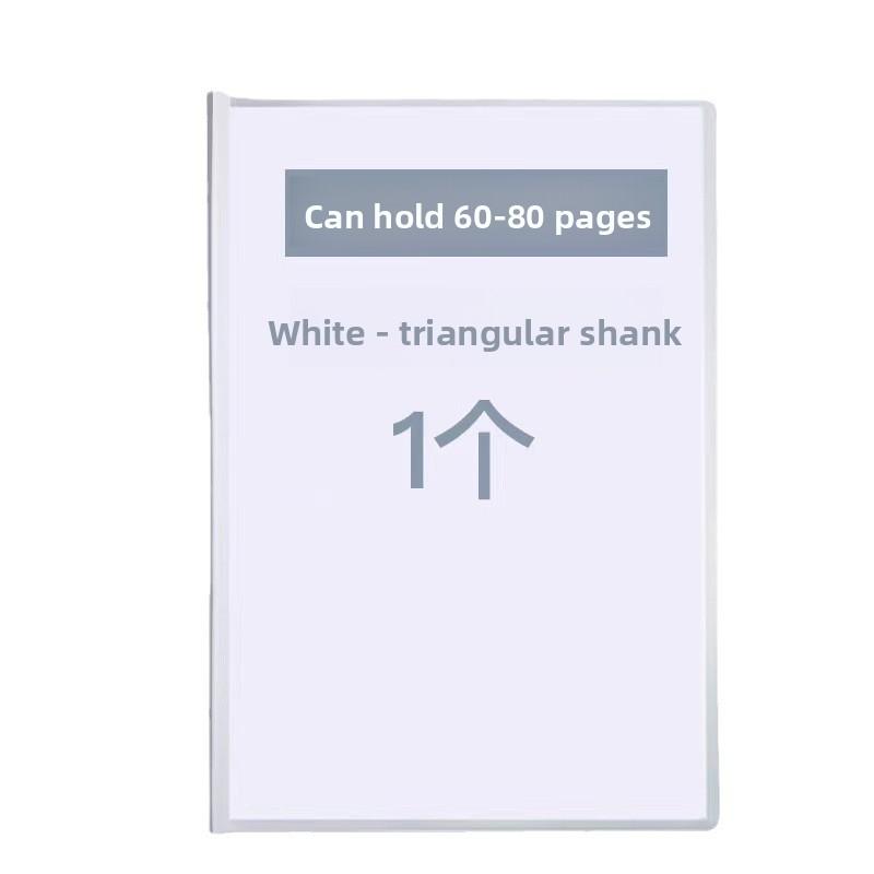 Pull Rod Holder A4 Pull Rod Holder Folder Transparent Insert Book Holder File Folder Report and Resume Holder Dry Pull Rod Type