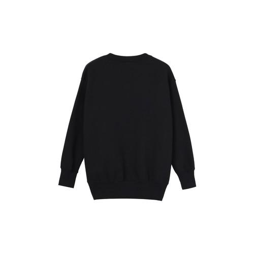 Nike Solid Logo Fleece-Lined Long Sleeve Sweatshirt for Women In Black