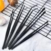 2Pcs Heavy Duty Nonrust Steel Food Tongs Extra Long 30cm Kitchen Utensils For BBQ And Hot Dishes Safe Grip Design