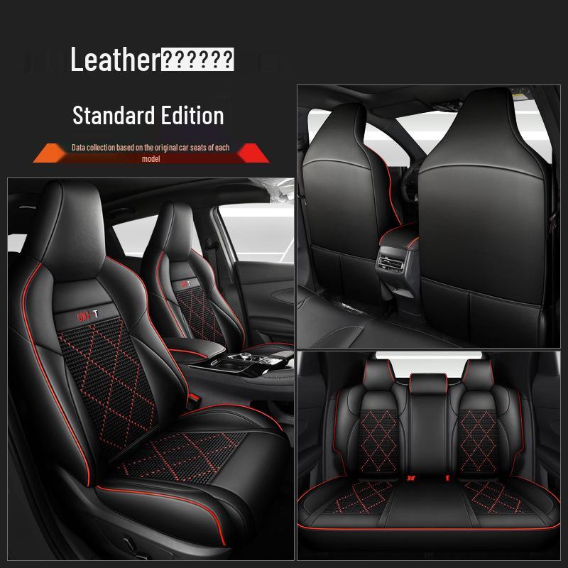 Changan UNI-T Sports Leather Car Seat Cushion Cover - All-Season Full Set
