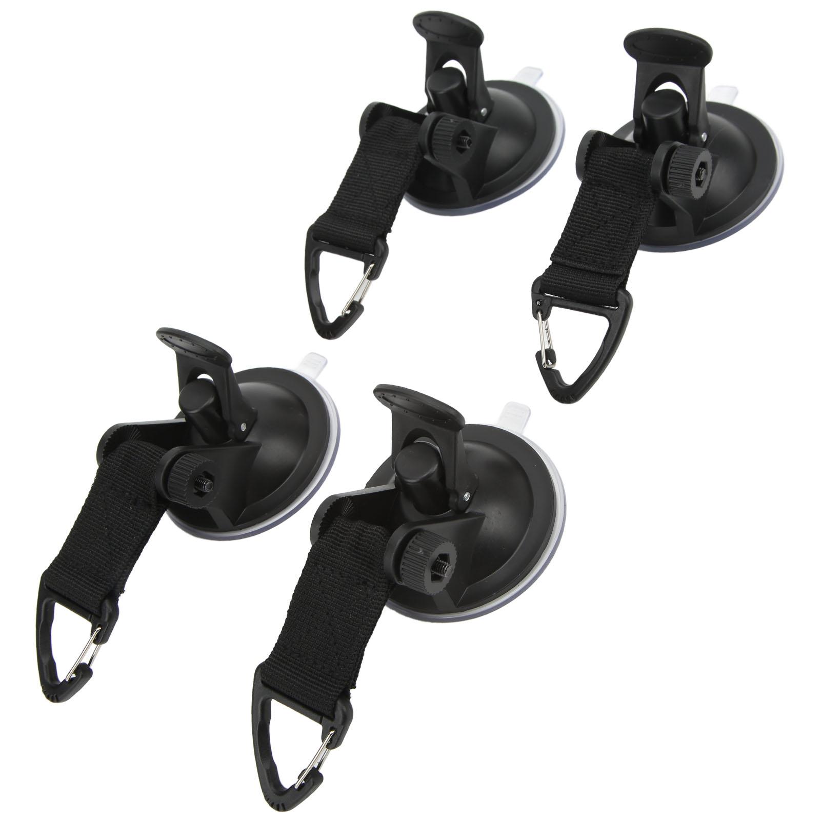 4 шт. Автомобильная палатка присоска Сильная адсорбционная способность Портативная многоцелевая Сверхмощная присоска для путешествий на открытом воздухе