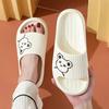 Women's and Men's Fashionable Cartoon Flip Flops, Soft and Thick Soled Non Slip Sandals for Indoor and Outdoor Use, Beach Slippers New Model