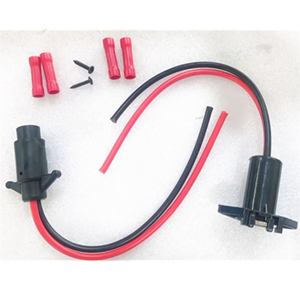

2 Wire Trolling Motor Plug Trolling Motor Socket for Marine Boats and Kayaks
