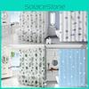Peva Shower Curtain Set With Hooks Modern Bathroom Divider Waterresistant For Home Use