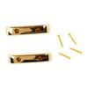 2 Pcs Bass Thumb Rest Plastic Anti Slip Light Weight Jazz Bass Guitar Thumb Finger Rest GM03 Gold