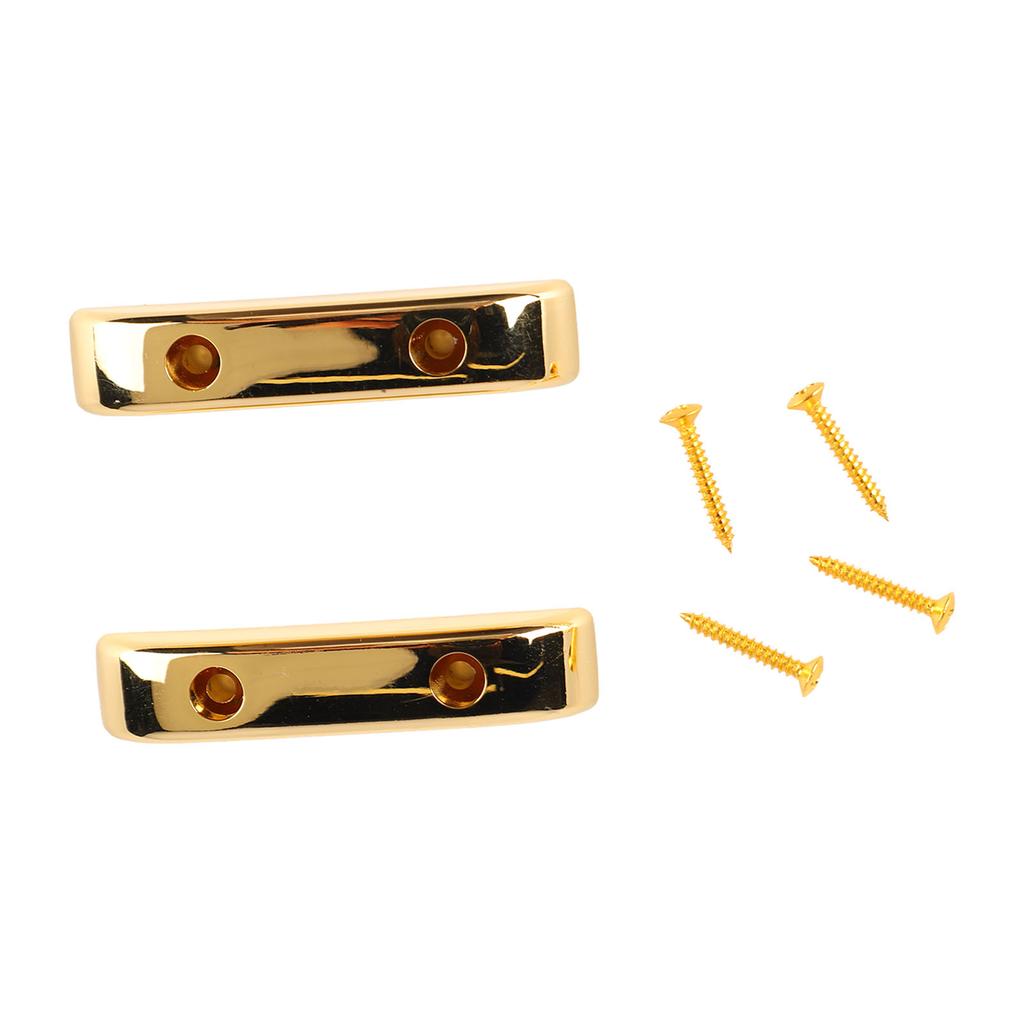 2 Pcs Bass Thumb Rest Plastic Anti Slip Light Weight Jazz Bass Guitar Thumb Finger Rest GM03 Gold