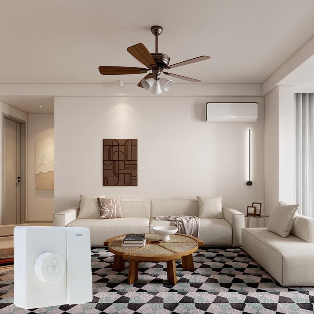 86 Type Wall Control Button Stepless Rotary On Off Speed Govenor Speed Controller with Single Switch for Ceiling Fan