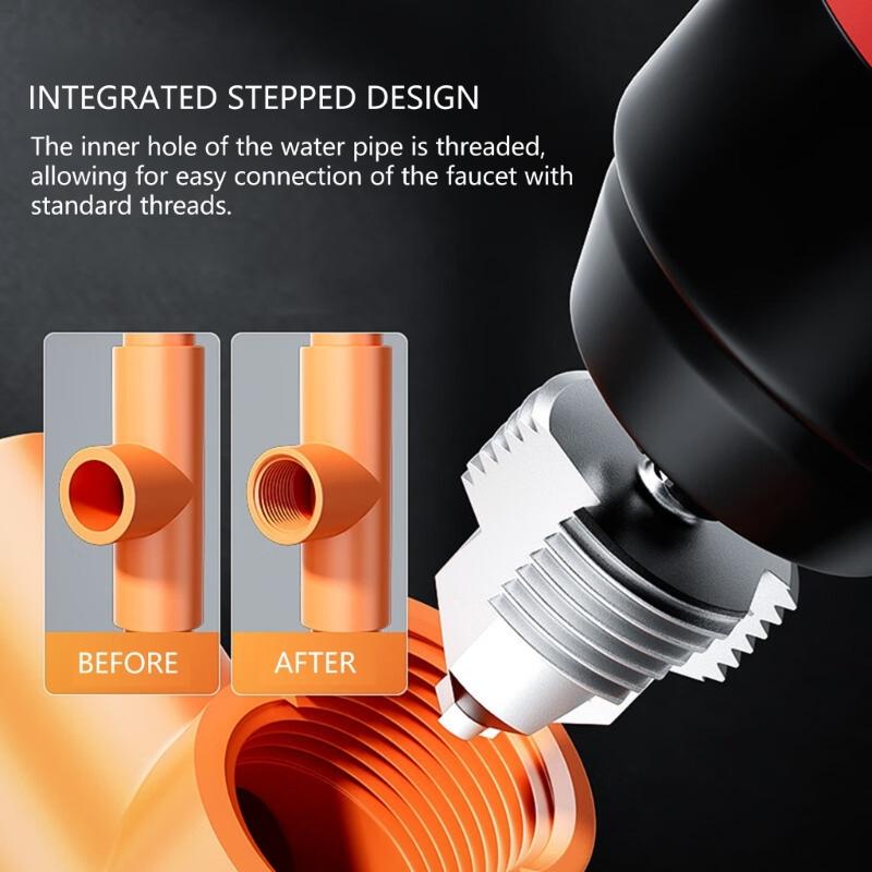 Alloy Steel Pipes Threading Device Cold Hot Water Pipes Preparation Tool Multifunctional Design For DIY Plumbing And Electrical Installations