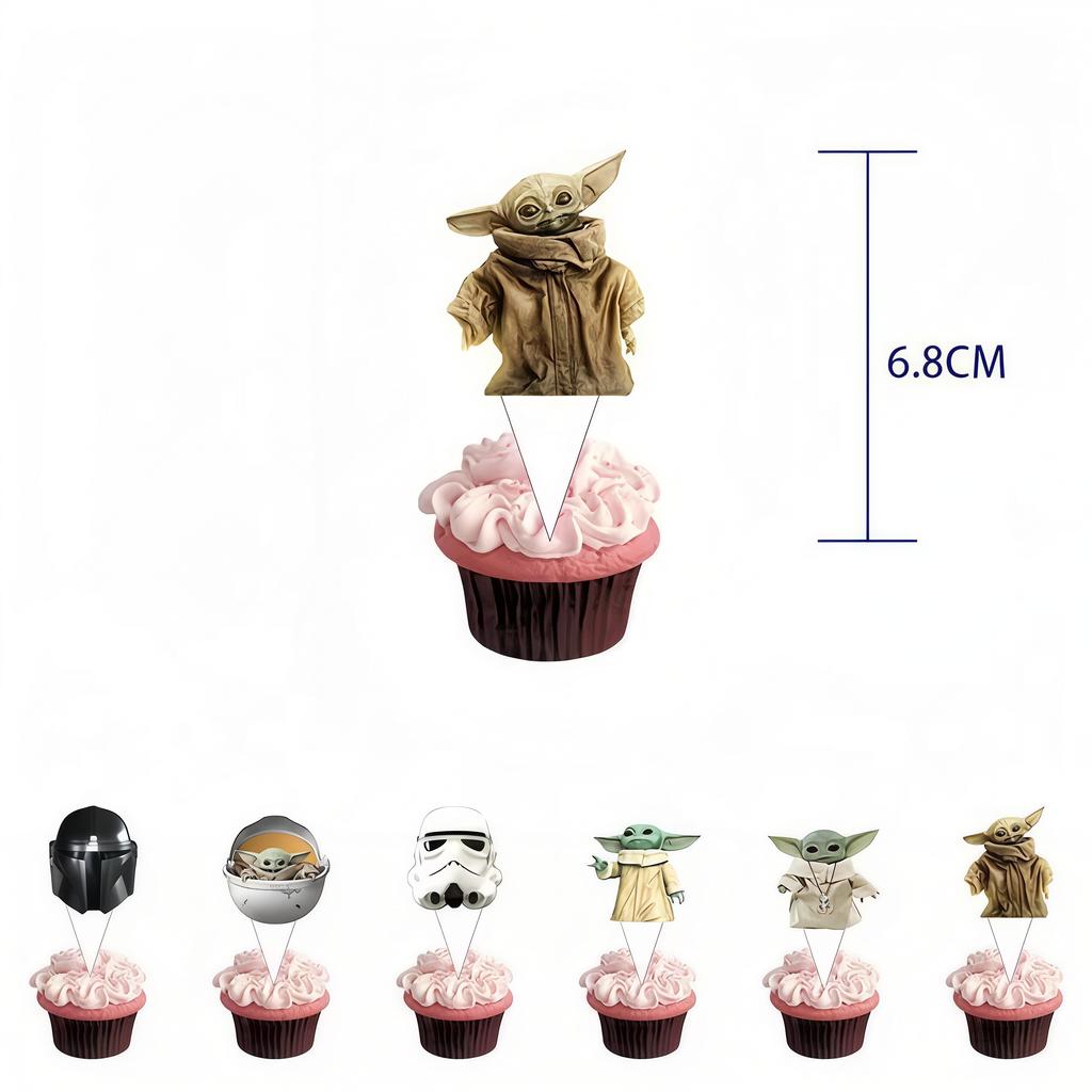 Star Waring Yoda Baby Theme Birthday Party Decoration Plate Napkin Cup Balloons Banner for Boys Favor Baby Shower Supplies Gifts
