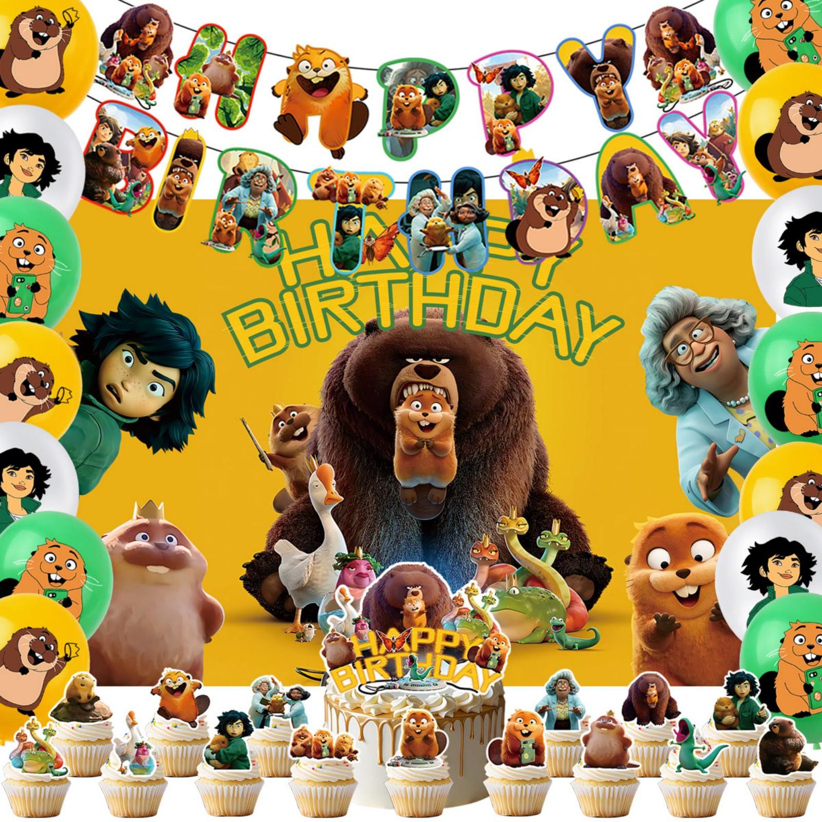 

Hot Anime Movie-themed Birthday Party - Decorate With Movie-themed Flags And Balloons For The Cake. Party Decoration Set. One Size