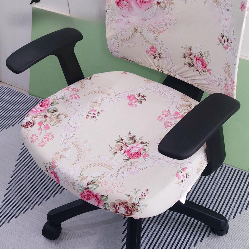 

Чехол для стула для совещаний, чехол для офисного стула, чехол для сиденья письменного стула, чехол для компьютерного стула, эластичный чехол для стула, подходит для спандекса, съемный, моющийся D38-48cmX W38-48cm