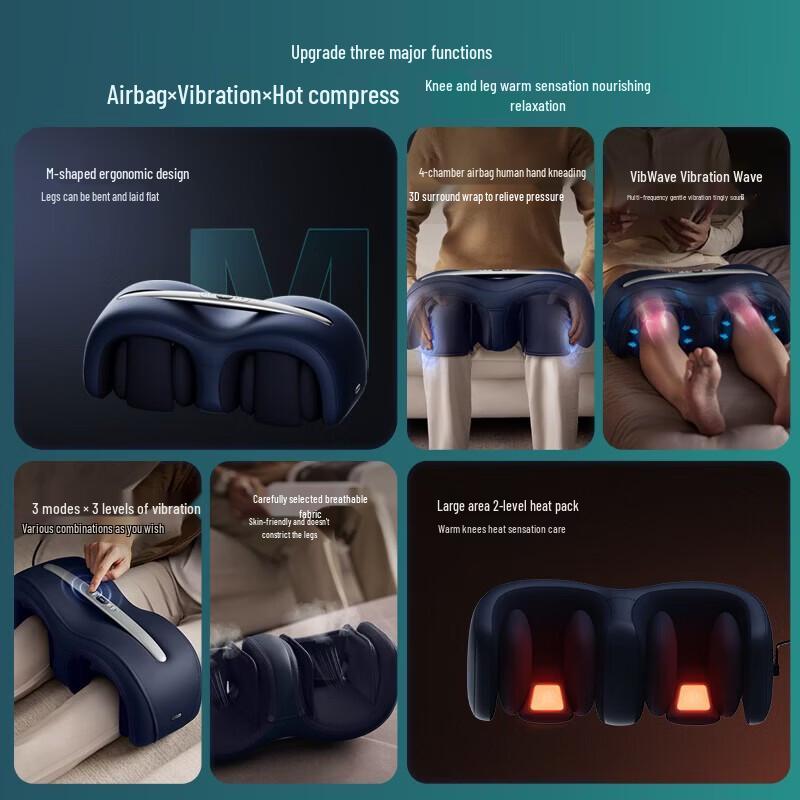 Philips 3D Air Wave Heated Calf & Leg Massager CN plug (adapter included)