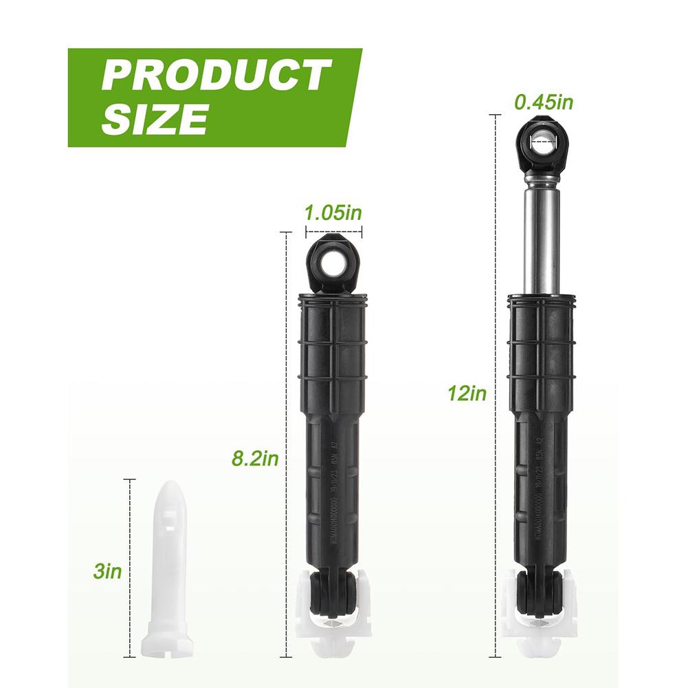 4pcs Washing Machine Shock Absorbers WH01X10343 For GE & For Kenmore Washers Replacement Premium-Shock Absorbers Spare Parts