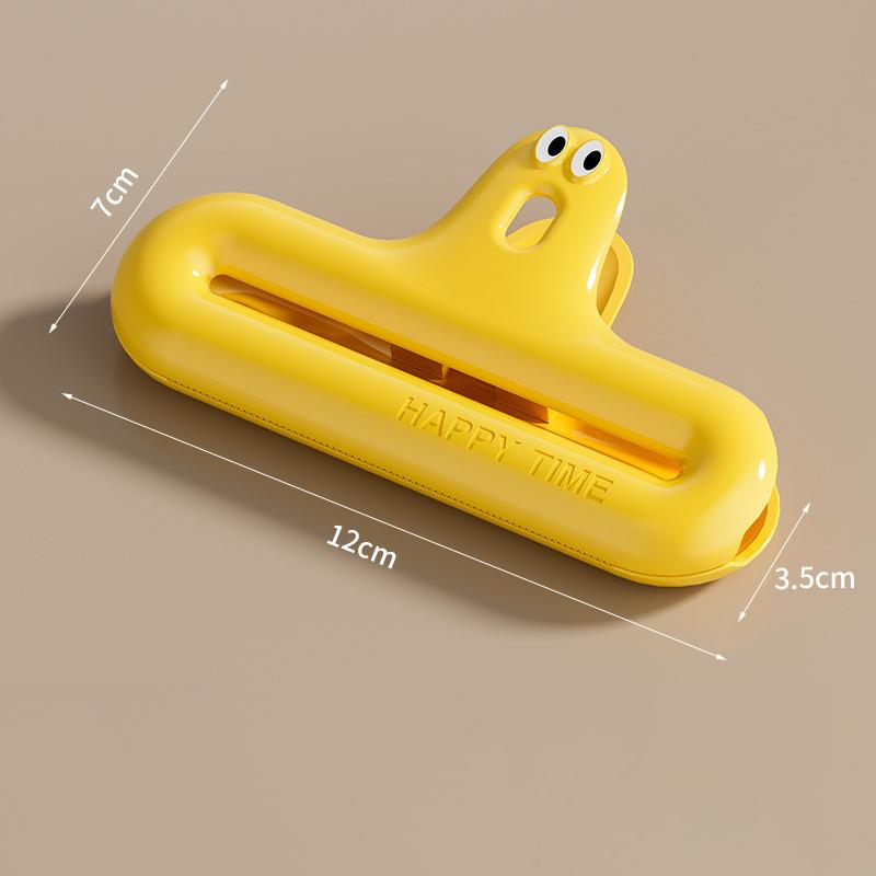 Creative Seal Sealing Clip Household Storage Food Snack Bag Sealer Clamp Kawaii Portable Kitchen Package Bag Accessories Tool