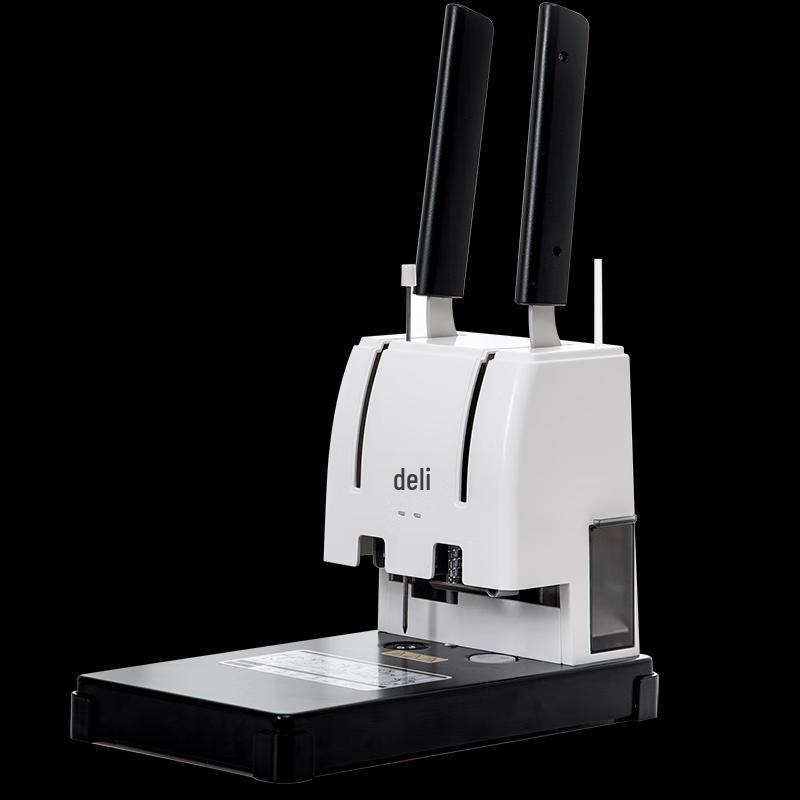 Deli GB341 Manual Financial Binding Machine CN plug (adapter included)