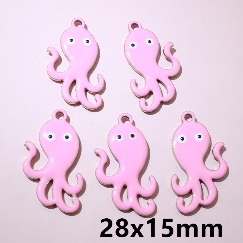 10pcs Stainless Steel Enamel Stripe Fish Charms Pendant 40x8/40x14mm DIY Jewelry Making Accessories for Necklace Earrings