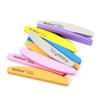 Nail Salon High-Elastic Half-Moon Sanding and Shaping Multi-Color Sponge Nail File