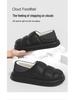 Men's and Women's Waterproof Cotton Slippers: 2024 Autumn/Winter Non-Slip Wrap-Heel, Plus Velvet for Indoor Warmth.
